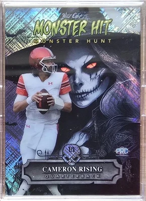 CAMERON RISING MONSTER HIT REFRACTOR ROOKIE CARD #1/1 - 2024 HAUNTED HITS 🔥🔥 - Image 1 of 2
