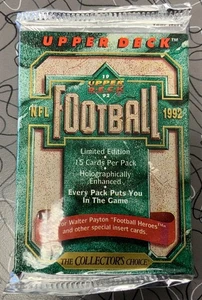 1992 Upper Deck Series 1 NFL Football Sealed Pack - Picture 1 of 2