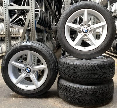 4 Orig BMW Winterräder Styling 654 205/55 R16 91H 1er F20 F21 2er F22 F23 686630 - Bild 1 von 3