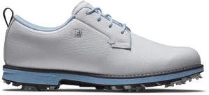 Zapatos de golf FootJoy Dryjoys Premiere Series Cypress para mujer blancos/azules 99083-7 MED - Imagen 1 de 5