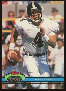 Brett Favre #94 1991 Topps Stadium Club Atlanta Falcons Rookie NM Near Mint RC - Picture 1 of 3