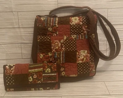 LOTE 2 BOLSOS BANDOLERA CARTERA DONNA AFILADOS PATCHWORK LOOK ROMPECABEZAS Foto 1 de 4