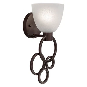 Forte Lighting 2600-01-32 Signature Wall Sconce Antique Bronze - Picture 1 of 3
