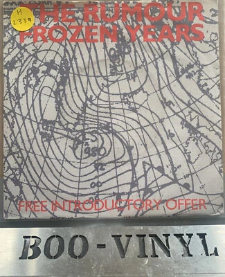 PROMO ~THE RUMOUR - FROZEN YEARS..UK.STIFF RECORDS RUM 1  EX / VG+ CON - Image 1 of 4