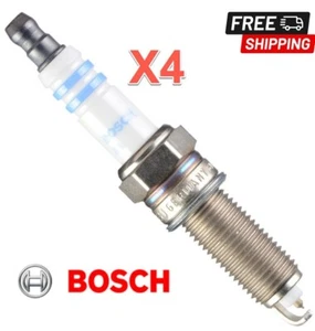 New 4 Spark plugs BOSCH 9686 for Huyndai KIA OE Fine Wire Double Iridium 2.0L - Foto 1 di 3