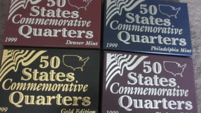 1999  50 state commemorative D, P, gold, platinum sets - Image 1 of 2