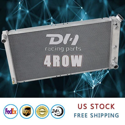 4Row Radiator DPI1520 Fit 91-93 Buick Roadmaster/Chevrolet Caprice 5.0L 5.7L V8 - Изображение 1 из 4