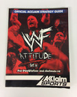 WWF Attitude Official Strategy Guide Acclaim Sony Playstation Nintendo 64