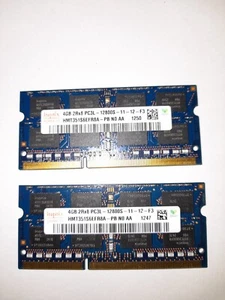 HYNIX 8GB 2Rx8 PC3-12800S-11-12-F3 1600MHZ (2x4GB) - Picture 1 of 1