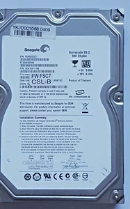 500 GB SATA Seagate barracuda ES.2 ST3500320NS 7200rpm 32MB HDD 3.5 " Hard Drive - Picture 1 of 1