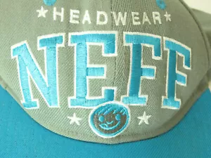 GORRA NEFF GRIS AZUL California Surf Skate Nieve Deportes Béisbol Sombrero Ajustable - Imagen 1 de 10