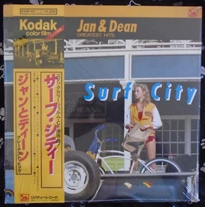 JAN & DEAN, Surf City Greatest Hits [with obi] Japan New Old Stock Sealed LP - Picture 1 of 2