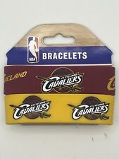 Cleveland Cavaliers Silicone Bracelets 2 Pack Wide By Aminco Brand New MSRP 8.99