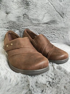 Zuecos Baretraps Darma Mujer Mocasín 10M Cuero Marrón Informal Cómodos Zapatos Planos Foto 1 de 4
