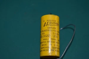 Aerovox Dandee 10 uF 350 Vdc NOS Electrolytic Filter Capacitor Tested - Picture 1 of 3