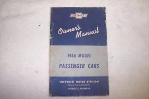 owners manual 1946 chevrolet - Picture 1 of 2
