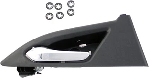 FITS 2008-2013 CTS DRIVER LEFT REAR CHROME BLACK INTERIOR DOOR HANDLE - Picture 1 of 3