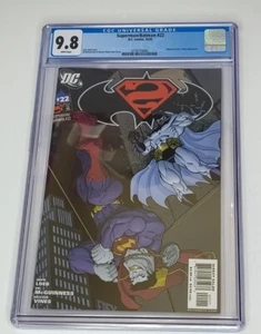 ☑️🦇🔝🦇🚨Superman/Batman #22 CGC 9.8 DC-2005 Excellent Condition! 📸SEE PICS📸 - Picture 1 of 13