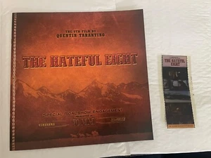2015 Hateful Eight Roadshow pamphlet with Film Strip Quentin Tarrantino - Picture 1 of 5