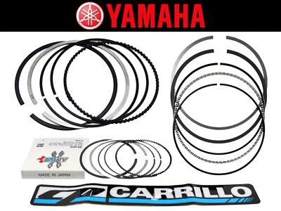 Yamaha YFZ450 YFZ 450X YFZ 450R YZ450F 98mm 98 mm Big Bore CP Piston Rings Only - Image 1 of 4