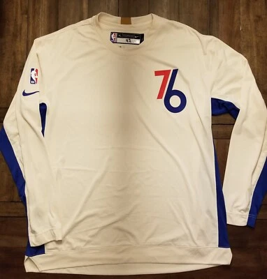 Al Horford Philadelphia 76ers NBA Game Used Warmup Shirt- Fanatics Authenticated - Image 1 of 4