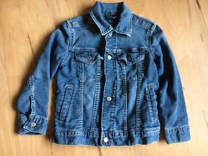Gap Kids Girls Boys Jean Jacket XS 4/5 Blue Stretch Denim Unisex  - Picture 1 of 4
