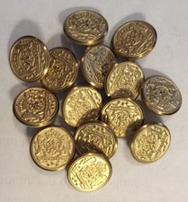 14 Je Maintiendra Netherlands Coat Of Arms Shank Jacket Blazer Buttons