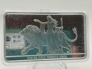10 Oz SILVER BAR ROYAL MINT UNA SILVER BAR ROYAL MINT WITH CAPSULE - Picture 1 of 2