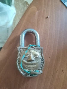 Lucchetto Antico Con Chiave Funzionante Non So Nulla - Imagen 1 de 5