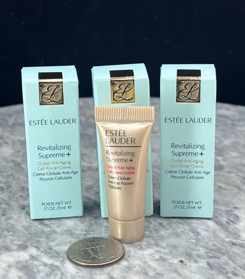 Estee Lauder Revitalizing Supreme Global Cell Power Cream 0.17oz(LOT OF 3)SAMPLE - Image 1 of 4