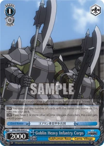 OVL/S99-E093 C Goblin Heavy Infantry Corps blanco negro Eng Overlord vol 2 - Imagen 1 de 1