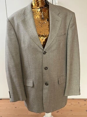 Herren Sakko grau meliert Gr. 50 - Bild 1 von 2
