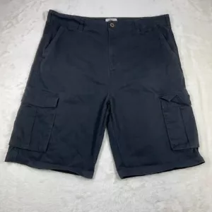PRO 5 FIVE Cargo Shorts Mens 42 Black 100% Cotton 12" inseam Workwear - Picture 1 of 13