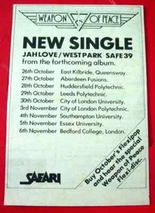 Weapon Of Peace Jah Love Vintage ORIG 1981 Press/Magazine ADVERT 8"x 6" Reggae - Imagen 1 de 3