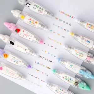 Stylo ruban adhésif décoration, stylo ruban washi, décoration scrapbooking, autocollant stylo - Photo 1/2