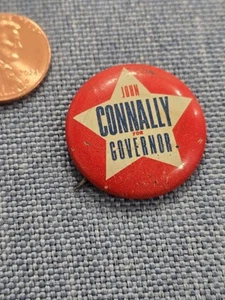 LBJ John Conley Democrat Political Button Pins Texas Governor President Kennedy - Picture 1 of 10