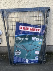 Leifheit Pegasus 150 Solid 81690 Stendibiancheria Nero, Acciaio Verniciato a Polvere, - Foto 1 di 1