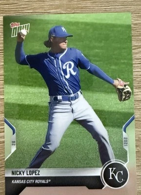 2021 Topps NOW OD-146 Nicky Lopez Kanasas City Royals - Image 1 of 2