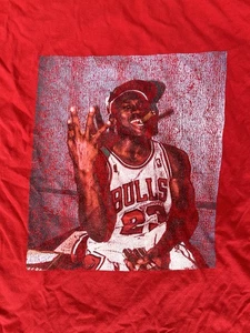 1993 Michael Jordan Chicago Bulls VINTAGE 3-Peat Threepeat Cigar T-SHIRT Herren XL - Bild 1 von 3