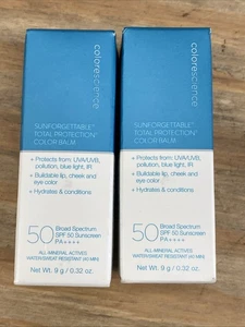 2 Colorescience Sunforgettable Total Protection Color Balm Golden Hour .32oz NIB - Picture 1 of 3
