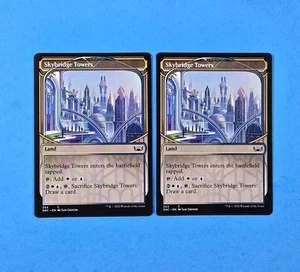 2x Skybridge Towers Streets of New Capenna SNC Mtg Magic Karte Borderless 354 - Bild 1 von 2