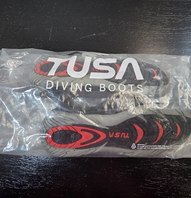 Nuevas Botas de Buceo Tusa TS-2700 5mm Negras Neopreno/Nylon EE. UU. 5 Foto 1 de 4