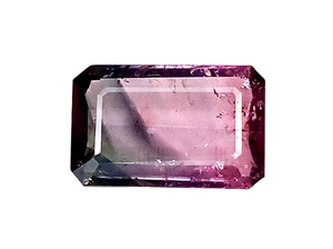 Piedras preciosas sueltas octágono biturmalina natural verde rosa de 1,63 quilates "ver video" - Imagen 1 de 3