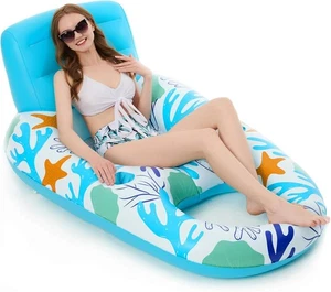 Aqua Luxury Water Pool Lounge – Extra Large – Inflatable Pool Floats for Adults - Picture 1 of 12