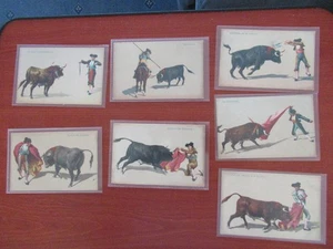 7 x Vintage Postkarten Spanien Spanischer Stierkampf - Bild 1 von 2