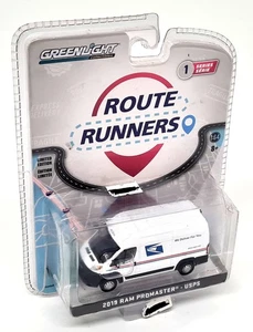 Greenlight 1/64 - Dodge RAM Promaster USPS 2019 Delivery Van Model Car - Picture 1 of 3