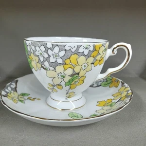 Tuscan Spring Blossom Tea Cup & Saucer. Vintage Bone China C4552 VGC - Picture 1 of 7