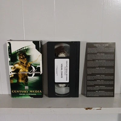Visual Chaos The Video Collection VHS With Insert Century Media 2002 Music VFX  - Image 1 of 4