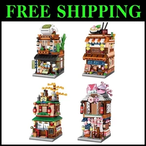 Japanese Street View Building Blocks Toy Set - Picture 1 of 2