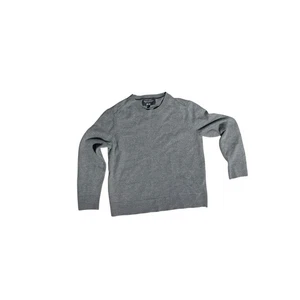 Suéter Banana Republic Italiano Lana Merino Baruffa Calce Ajustado Gris Pullover - Imagen 1 de 8